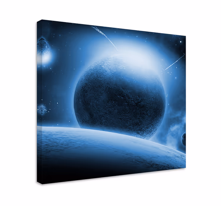 Slika na platnu krajolici kozmički planetarni - TenStickers