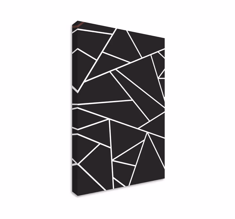 Slika na platnu geometrijski apstraktni kutni raspored - TenStickers