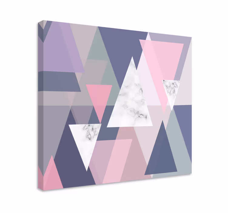 Slika na platnu geometrijski apstraktni trokutni uzorci - TenStickers