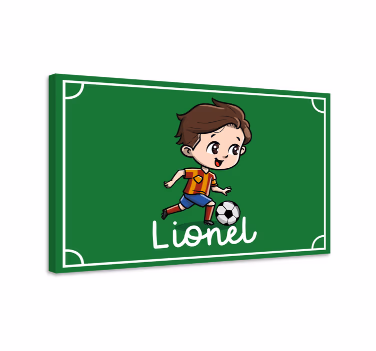 Slika na platnu sport nogometaš lik - TenStickers