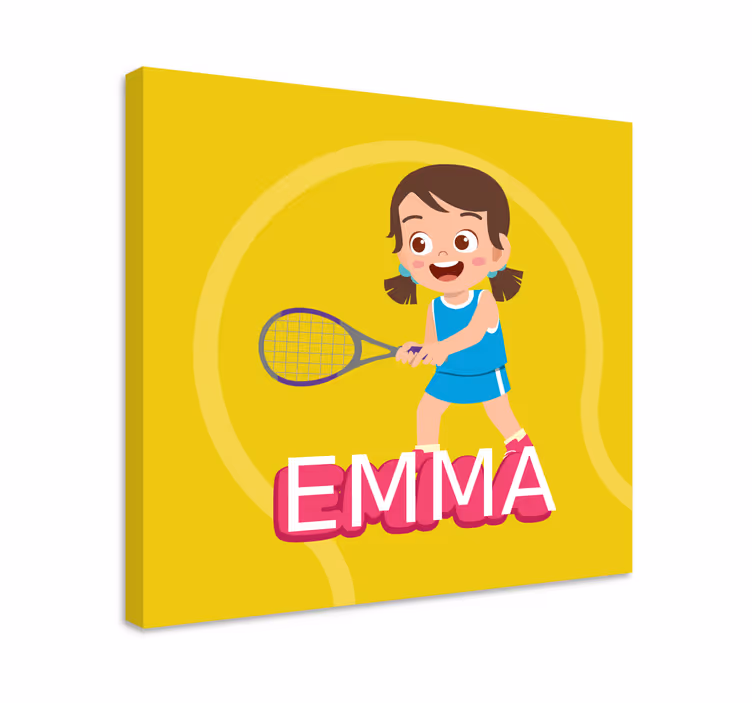 Slika na platnu ostalo cvijeće i biljke tenisa djevojka emma - TenStickers