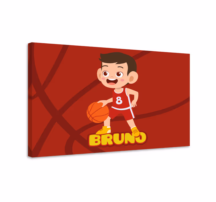 Slika na platnu sport veseo košarkaš - TenStickers