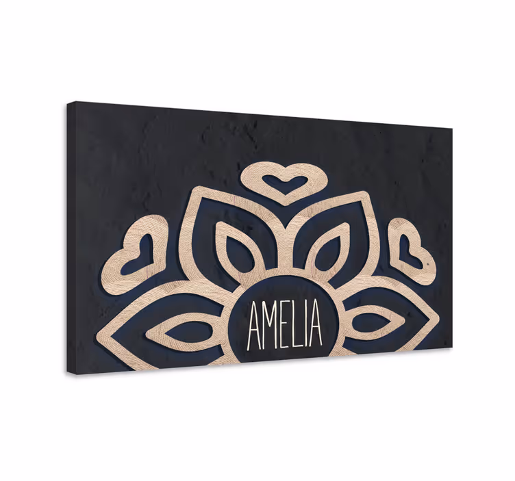 "boho" imitacija ratana rustikalno platno - TenStickers