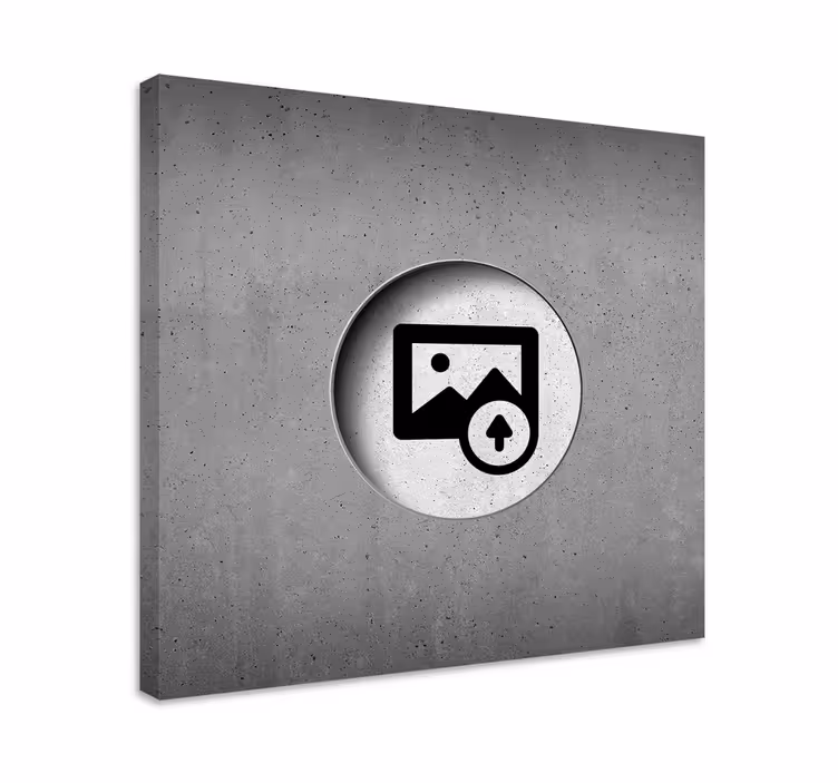 Sirovi beton prilagodljivo personalizirano platno - TenStickers