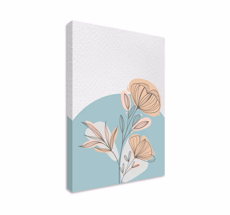 Slika na platnu cvijeće i biljke elegantno aranžirano - TenStickers