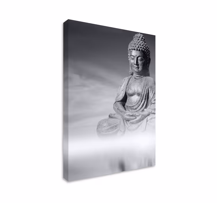Buddha zen umjetnički otisak na platnu - TenStickers