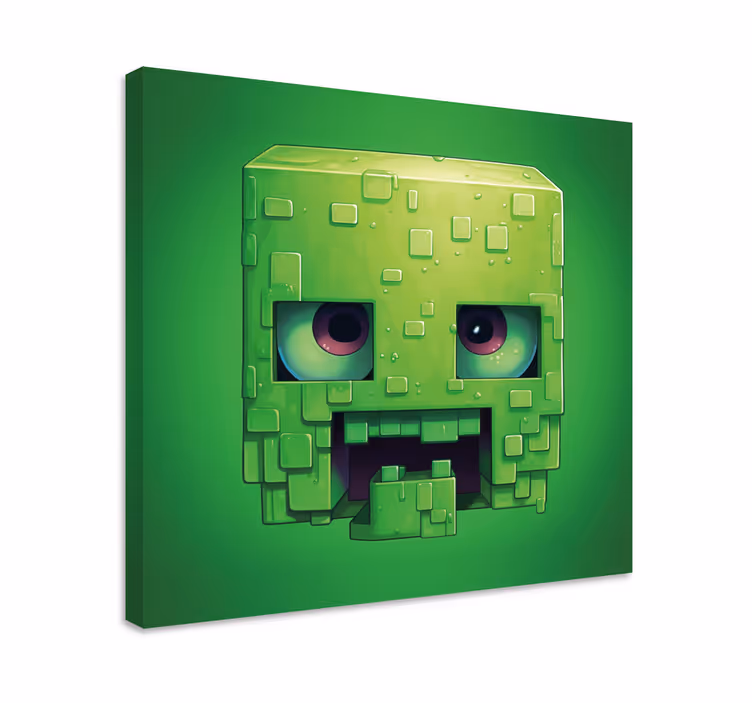 Slika na platnu video igre krut lik pixel umjetnosti - TenStickers
