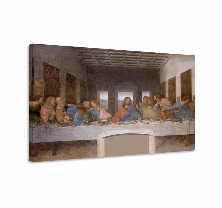 Slika na platnu umjetnost slika posljednjeg večere je religijska  - TenStickers