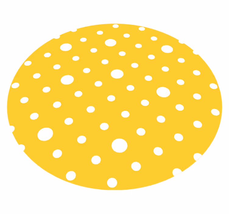 Vinil podovi žuta boja tufna - TenStickers