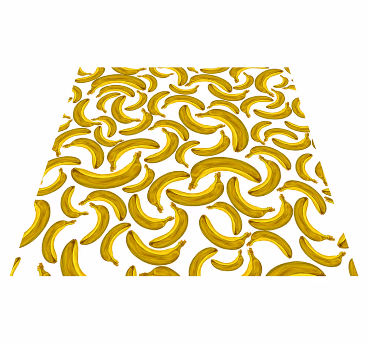 Vinil podovi žuta boja banana dizajn - TenStickers