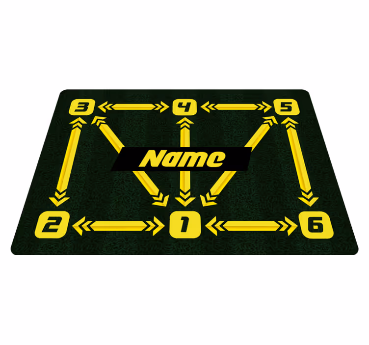 Vinil podovi igre personalizirani nogometni trening - TenStickers