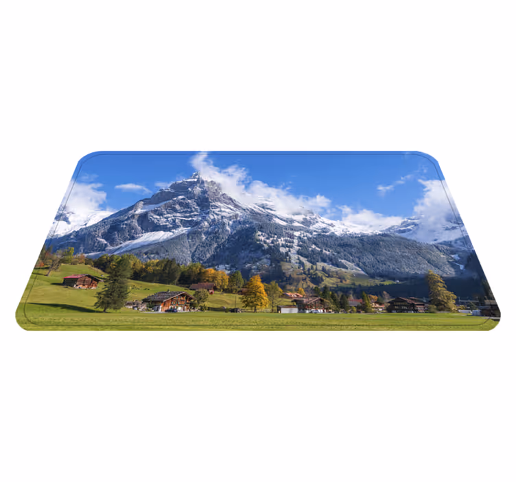 Vinil podovi za kupatilo pogled na alpe - TenStickers