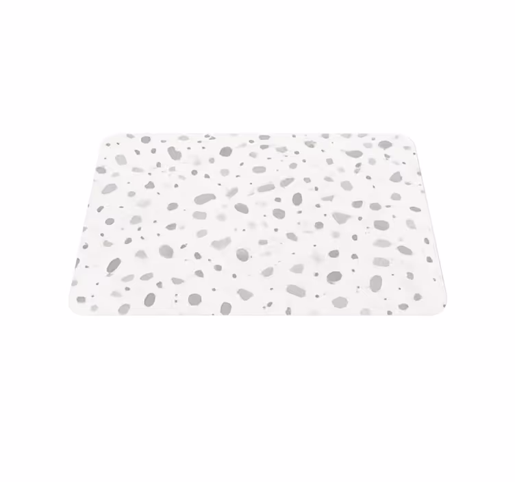 Mramorni vinilni tepih efekt sive terrazzo - TenStickers