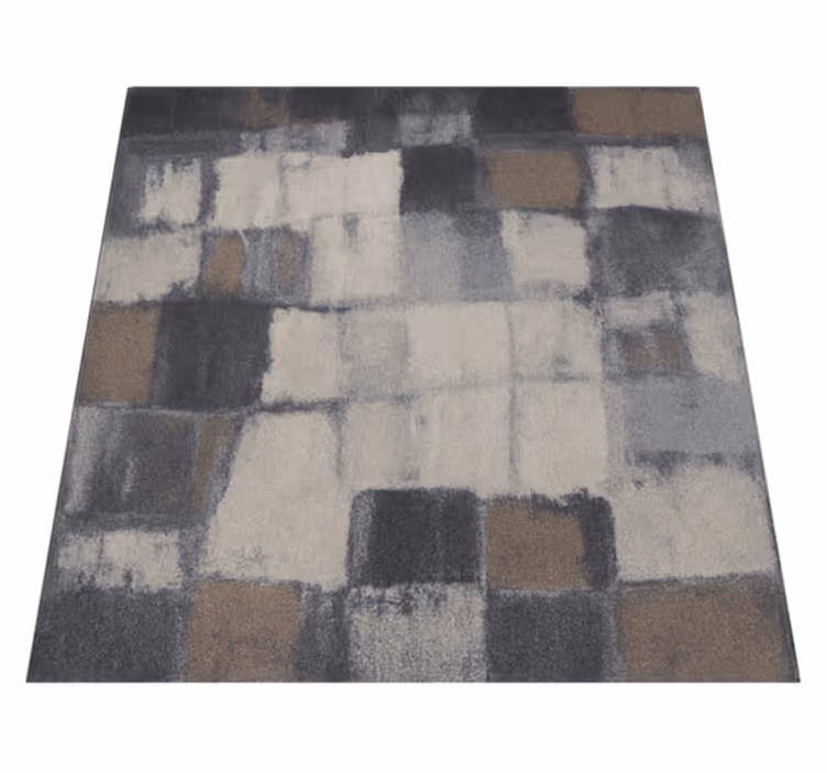Vinil podovi kvadrat sivi patchwork dizajn - TenStickers