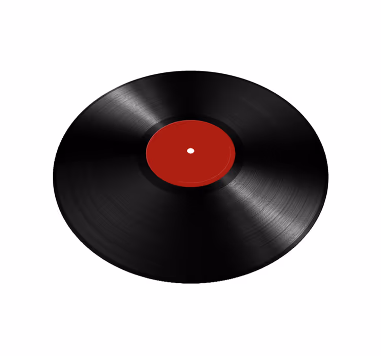 Vinil podovi blagovaonica gigantska vinilna ploča - TenStickers