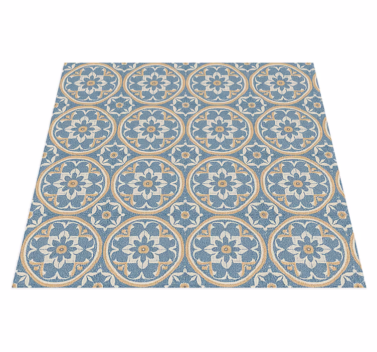 Vinil podovi dnevna soba azulejo stil mat - TenStickers