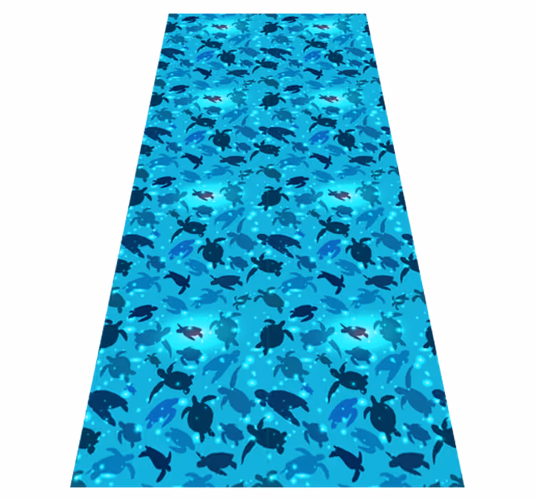 Vinil podovi životinja turtles swimming - TenStickers