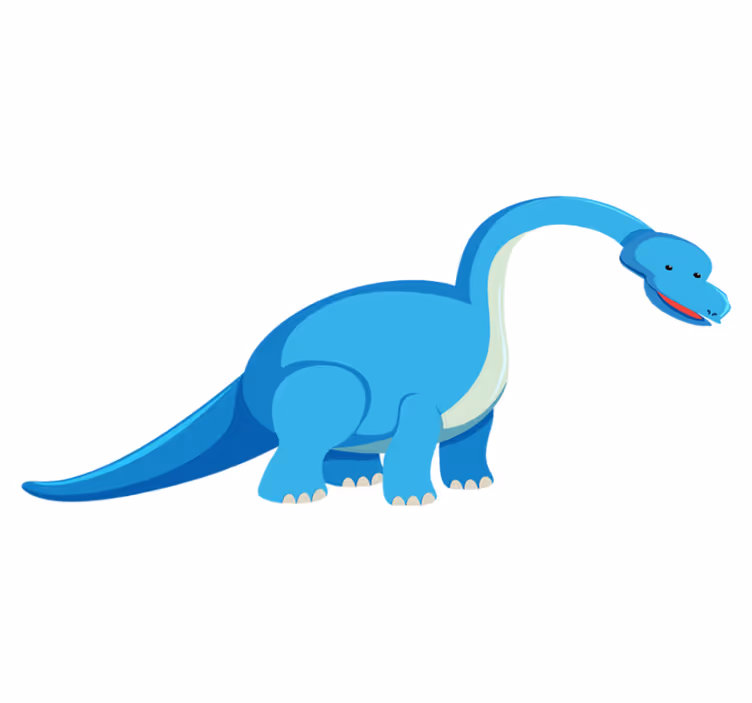Vinil podovi životinja s simpatičnom dinosaur figuricom - TenStickers