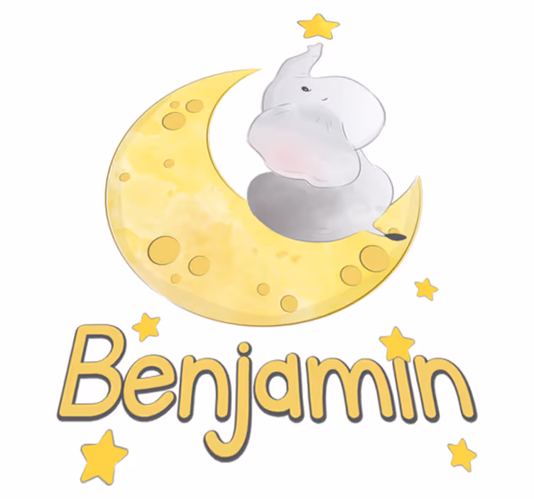 Vinil podovi životinja s imenom mjeseca i zvijezda - TenStickers