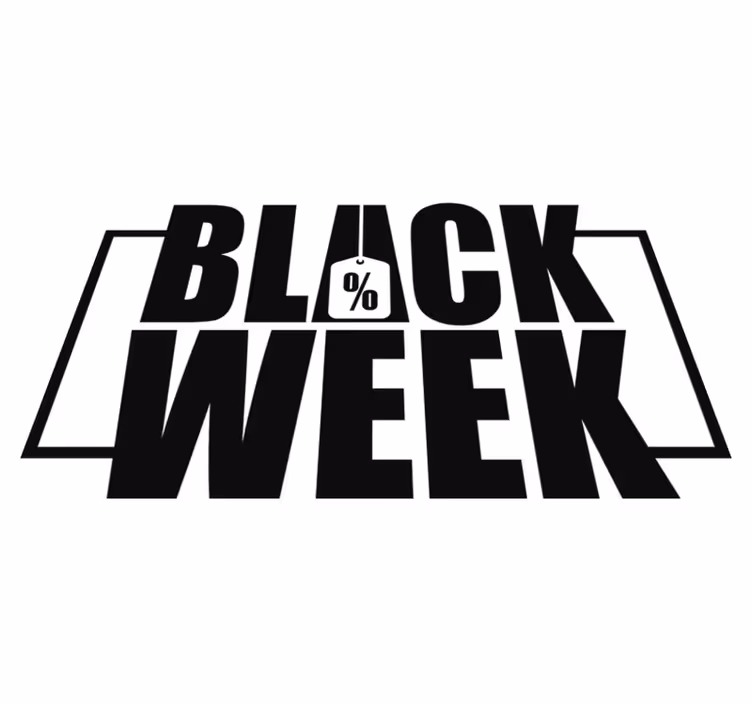 Vinilni tepih black friday za izložno mjesto - TenStickers