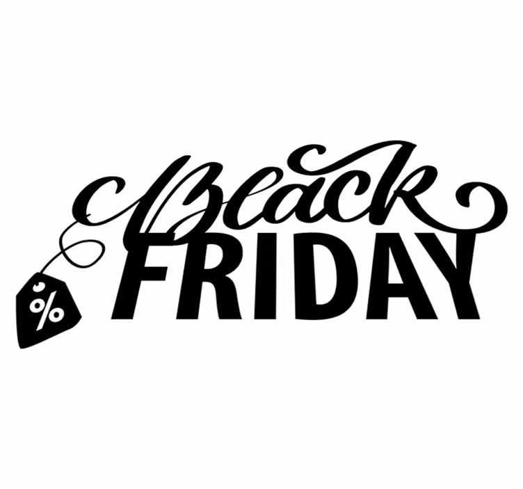 Vinilni tepih black friday za lijepu atmosferu - TenStickers