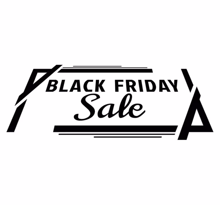 Vinilni tepih black friday akcija u kutiji - TenStickers