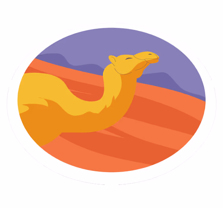 Vinil podovi životinja iz pustinje - TenStickers