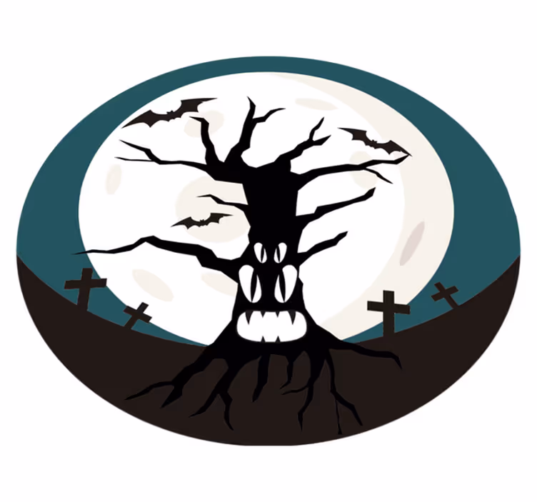 Vinil podovi noć vještica za zastrašujući halloween - TenStickers