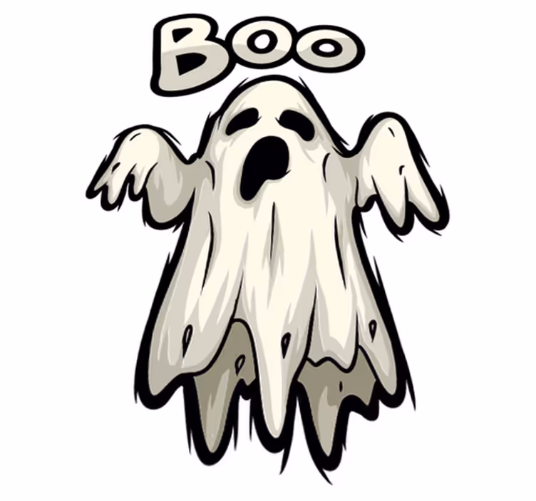 Vinil podovi noć vještica figura duha boo - TenStickers