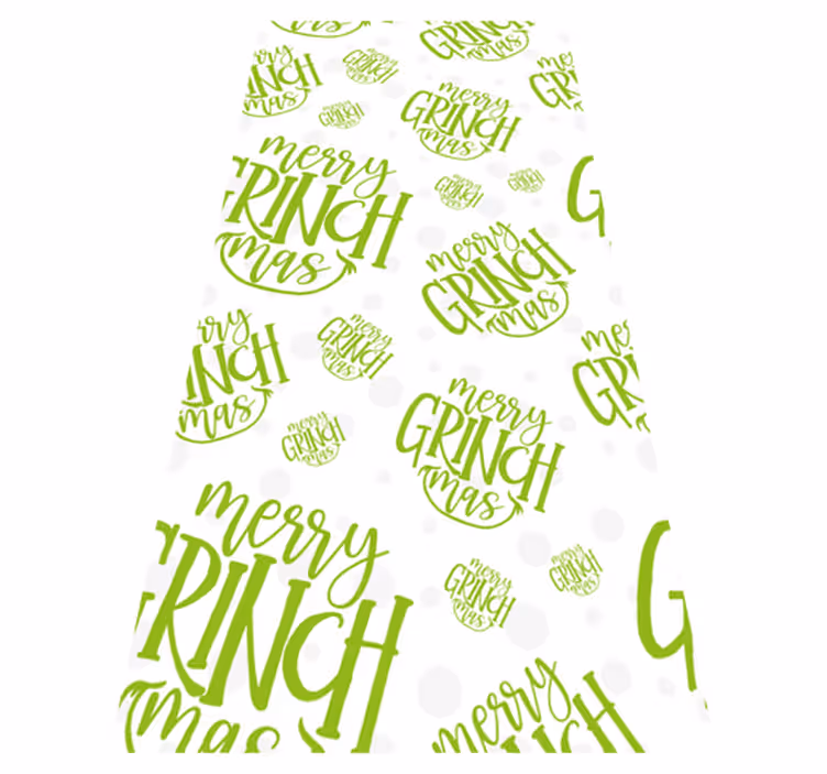 Vinil podovi božić originalni dizajn grinchmas - TenStickers