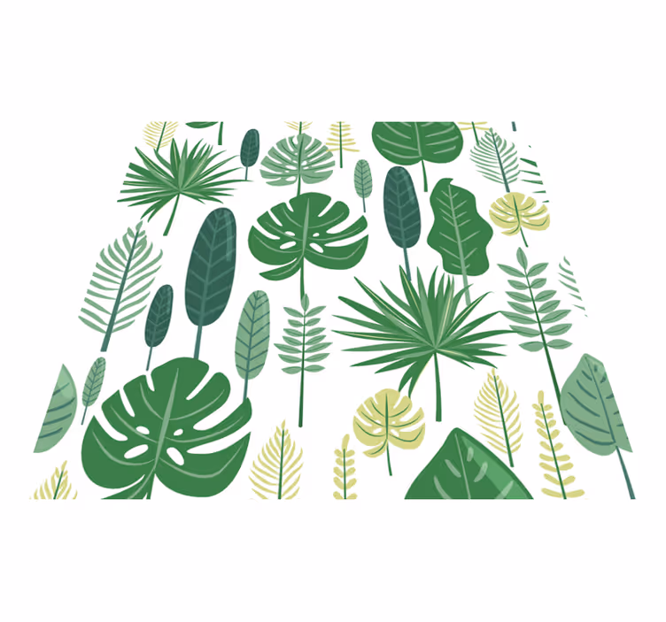 Vinil podovi cvijeće i biljke monstera - TenStickers