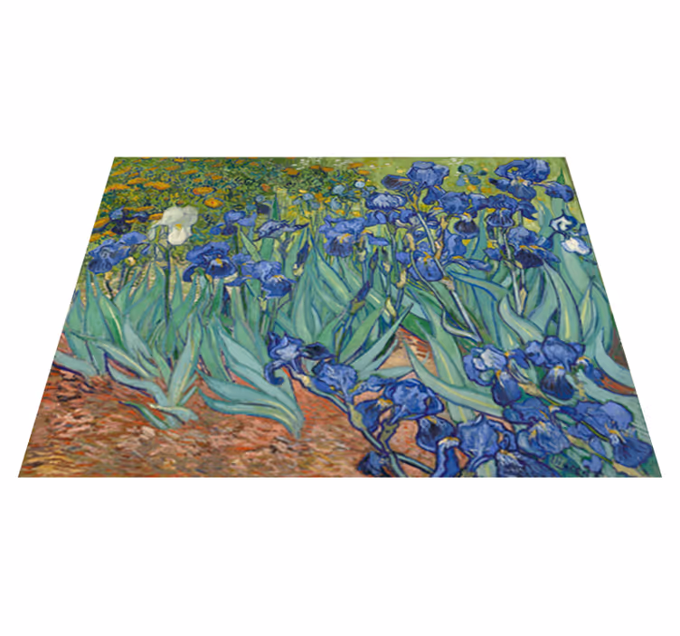 Vinil podovi cvijeće i biljke van gogh cvijeće - TenStickers