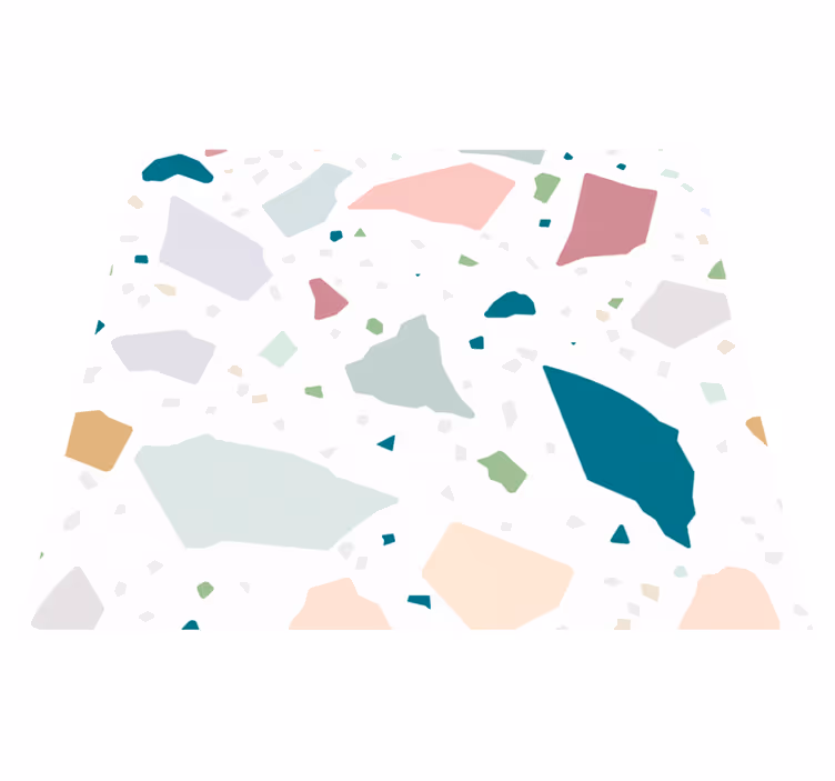 Vinil pod u kuhinji s mediteranskim terrazzo uzorkom - TenStickers