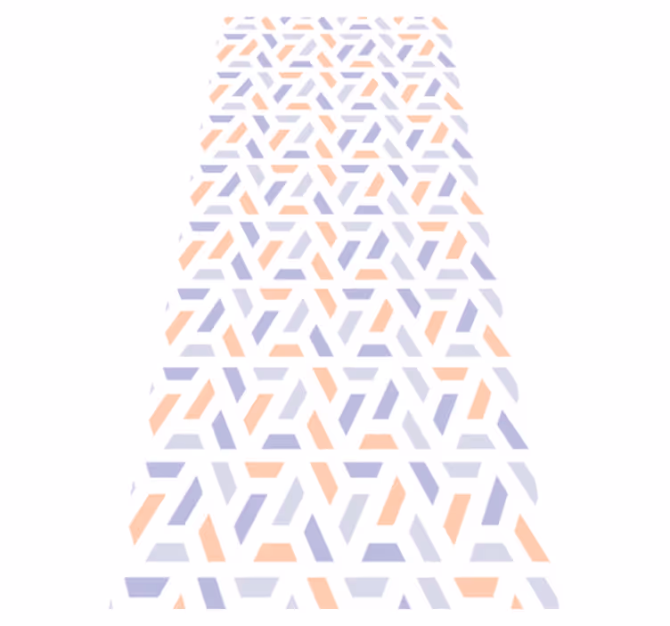 Vinil pod u kuhinji s nordijskim geometrijskim linijama - TenStickers