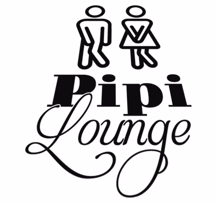 Vinil podovi za kupatilo pipi lounge - TenStickers