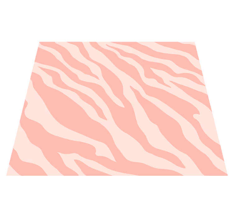 Vinil podovi otisak životinja pink zebra uzorak - TenStickers
