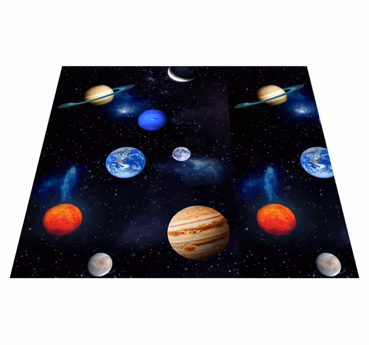 Vinil podovi zvijezde kozmos svemirski planeti - TenStickers
