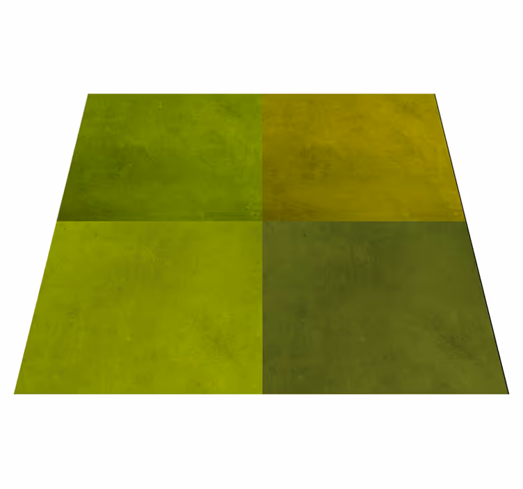 Vinil podovi geometrijski moderni zeleni kvadrati - TenStickers