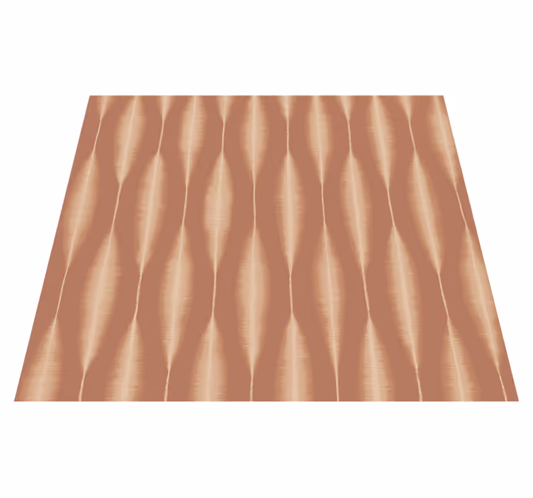 Vinil podovi geometrijski "ikat kasuri" mocha mousse - TenStickers
