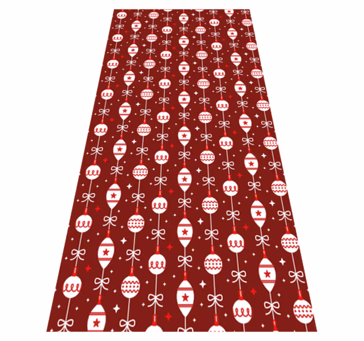 Vinil podovi božić s božićnim kuglicama - TenStickers