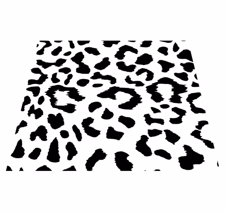 Vinil podovi spavaća soba s jednostavnim leopard uzorkom - TenStickers