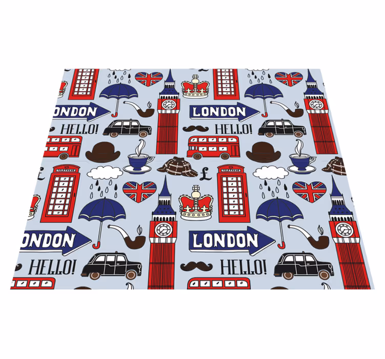 Vinil podovi spavaća soba najbolji iz londona - TenStickers
