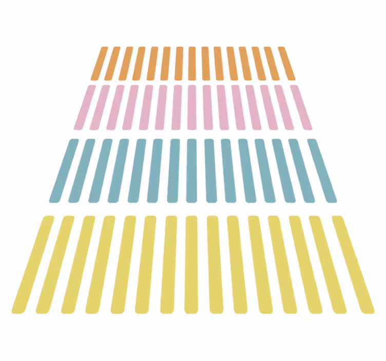 Vinil podovi geometrijski s konfeti naljepnicama - TenStickers
