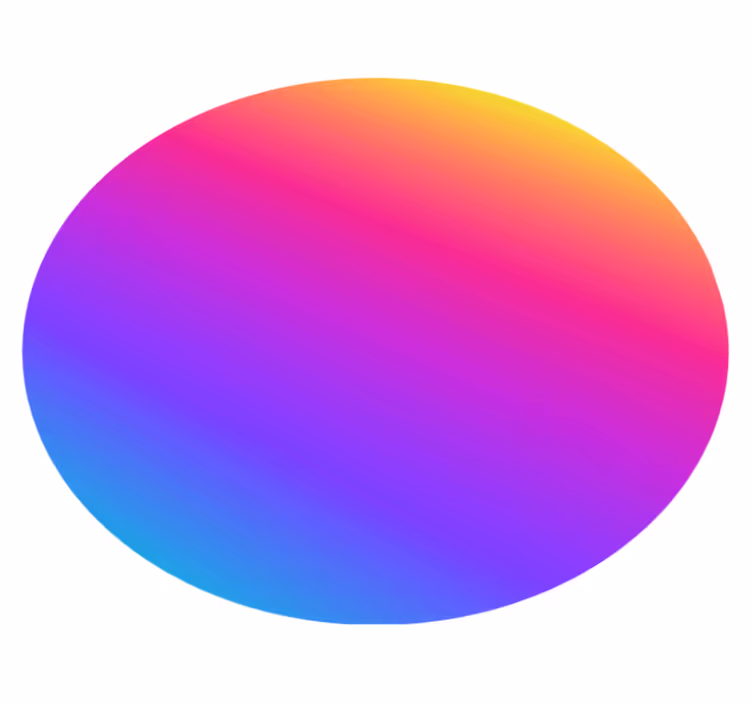 Vinil podovi geometrijski u šarenom gradijentu - TenStickers