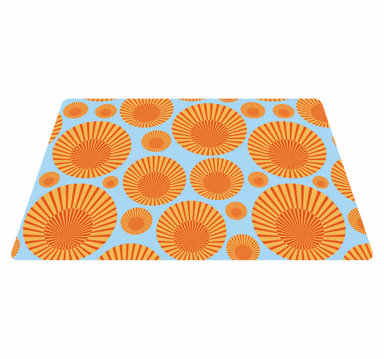 Vinil podovi geometrijski 70-ih sunshine - TenStickers