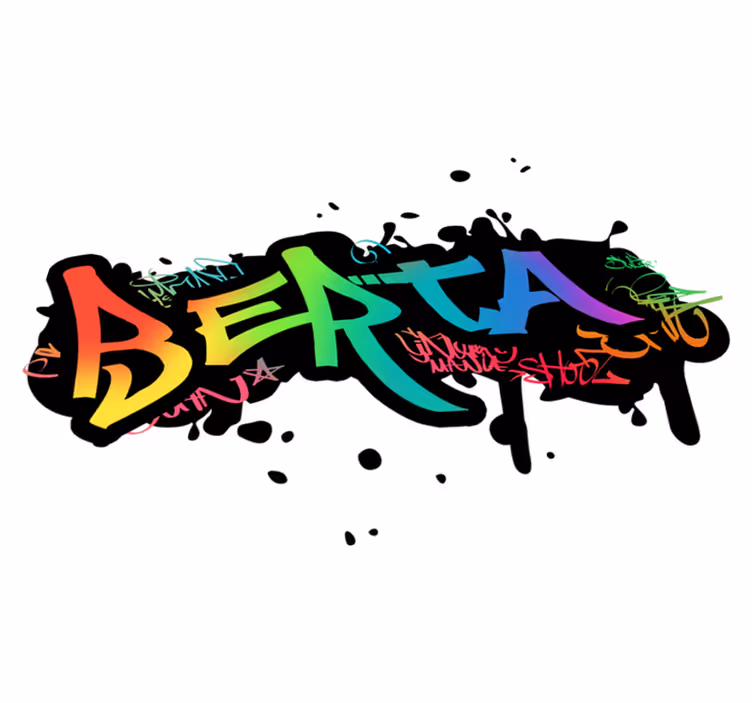 Vinil podovi djeca s personaliziranim grafitima - TenStickers