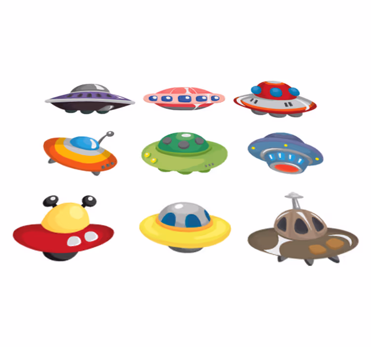 Vinil podovi djeca s motivima vanzemaljaca - TenStickers