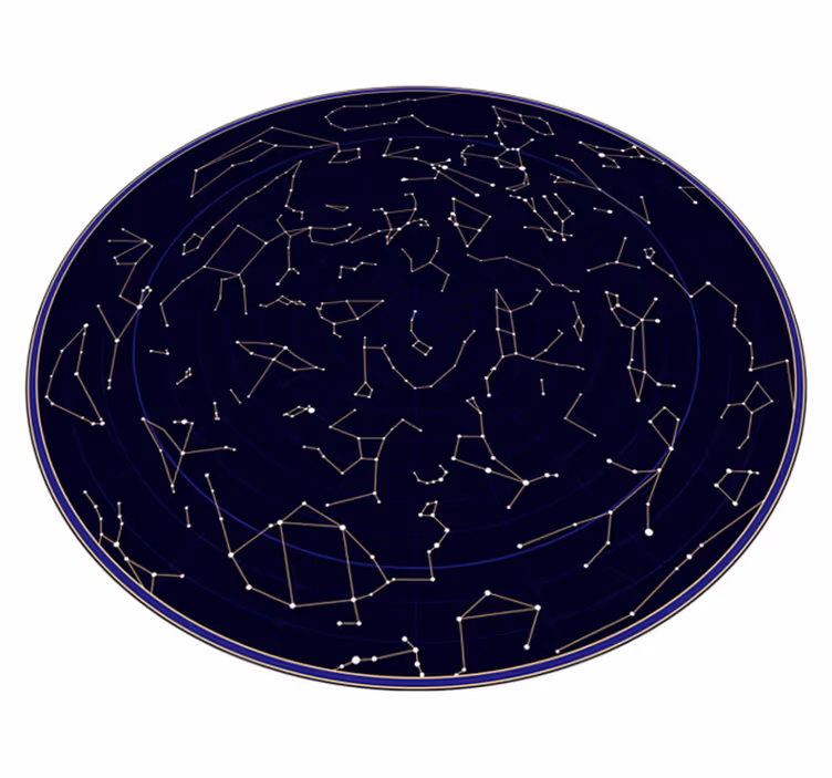 Vinil podovi djeca mapa zvijezda - TenStickers