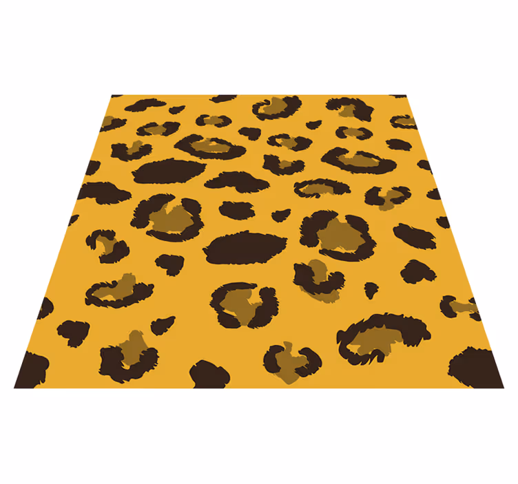 Vinil podovi spavaća soba s uzorkom leoparda - TenStickers