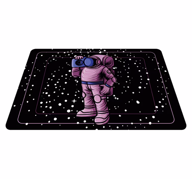Vinil podovi djeca astronaut s radiom - TenStickers